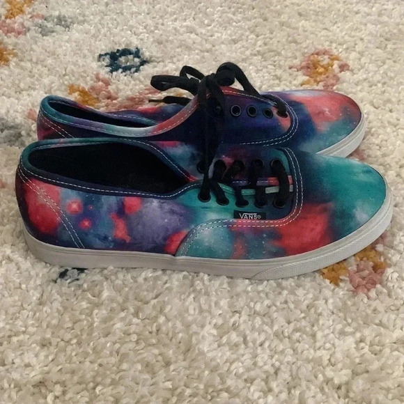 Vans Authentic Lo Pro Cosmic Galaxy Sneakers Size 6.5 - Picture 3 of 7
